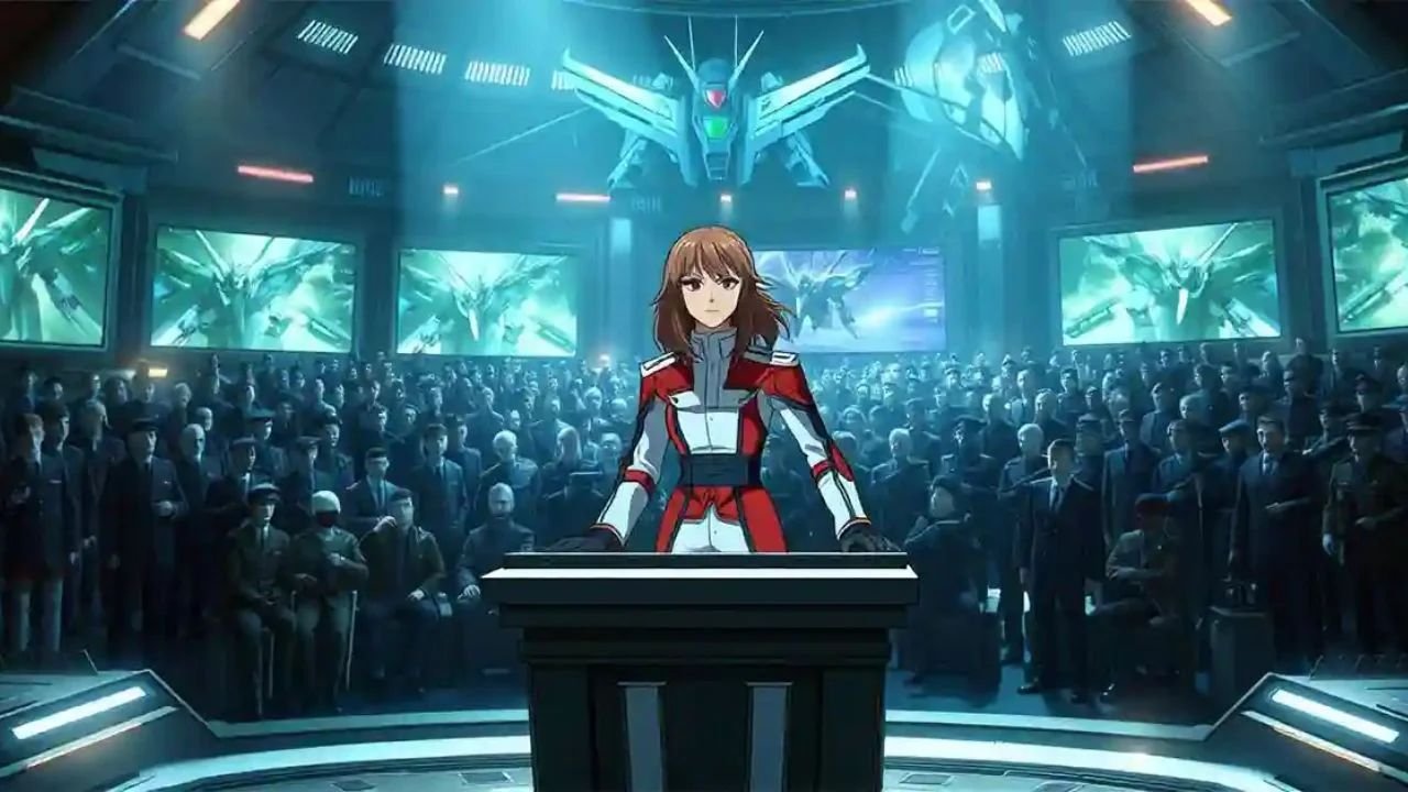 Gunwing Relena Speech Party