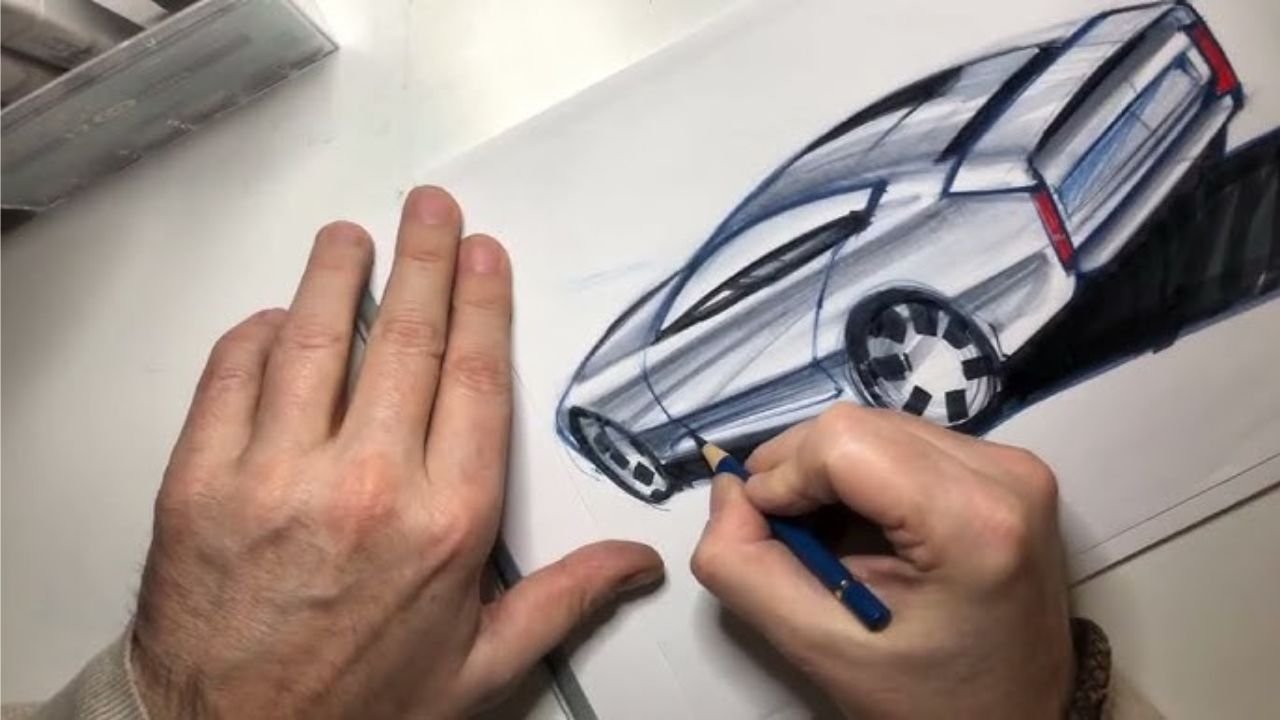 Drawing: burmhcczepe= car